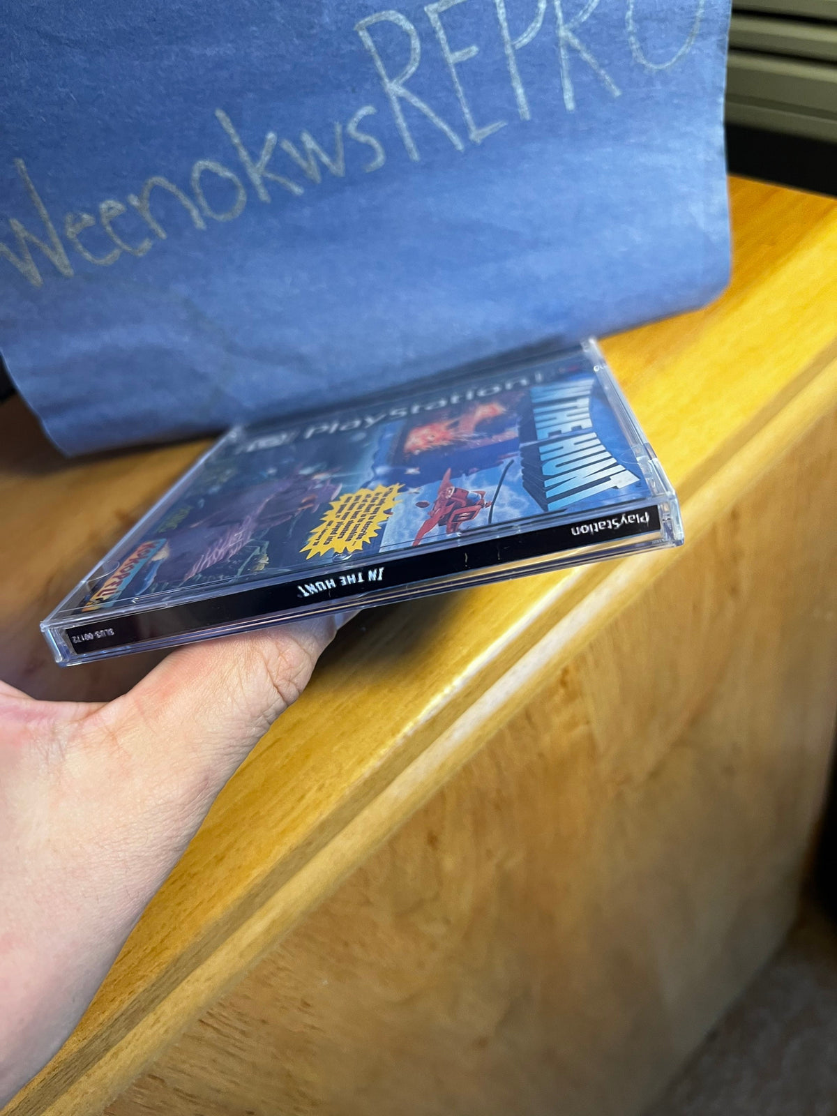 In the Hunt REPLACMENT CASE No Disc! Ps1