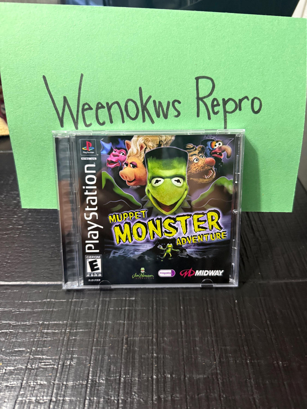 Muppet Monster Adventure REPLACMENT CASE No Disc ps1
