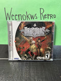 Draconus Cult of the Wyrm REPRODUCTION CASE No Disc Dreamcast