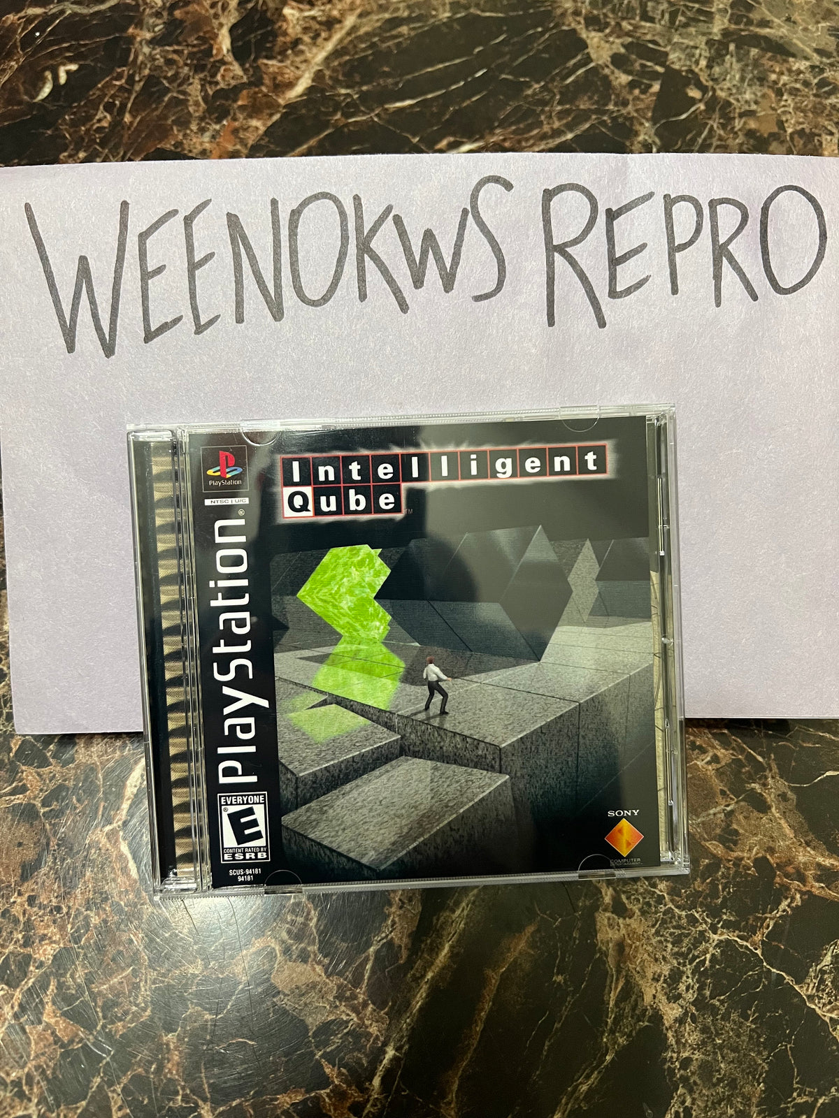 Intelligent Qube Cube ps1 REPLACMENT CASE Only No Disc