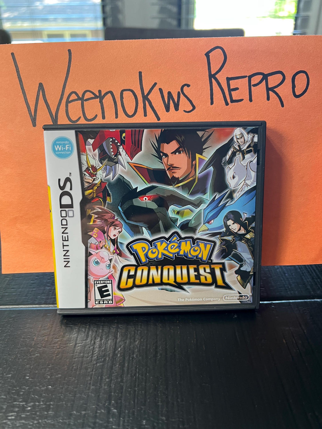 Pokémon Pokemon Conquest REPLACEMENT CASE No Game! Nintendo Ds