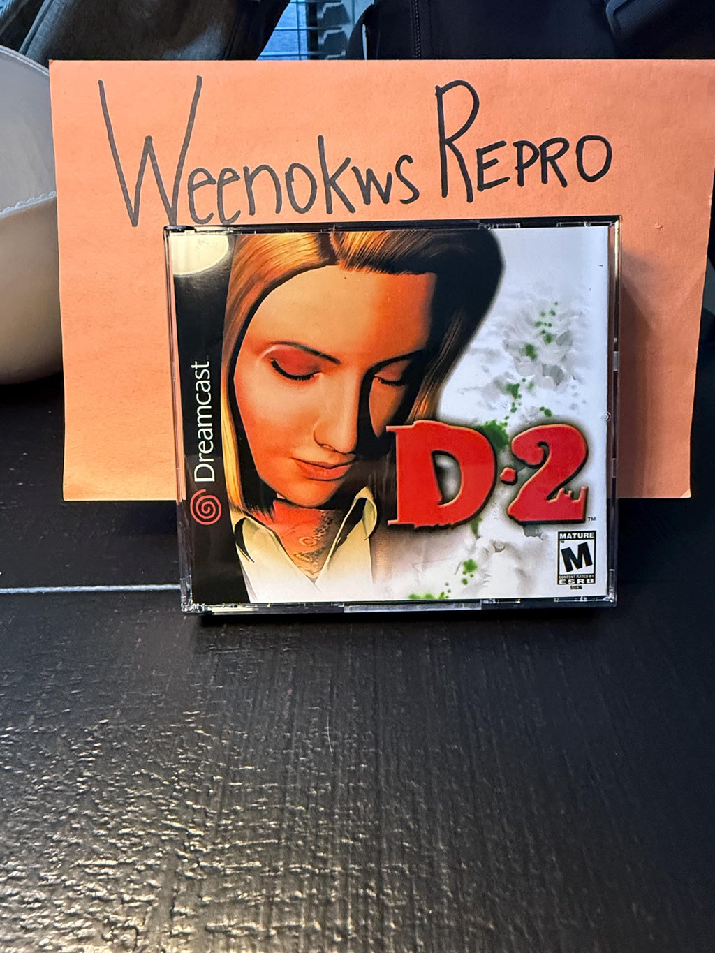 D2 REPRODUCTION CASE No Disc Dreamcast Thick