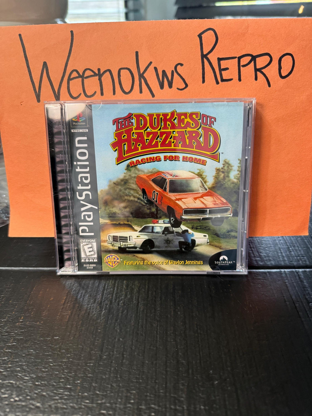 The Dukes of Hazard Racing for Home REPLACEMENT CASE No Disc ps1