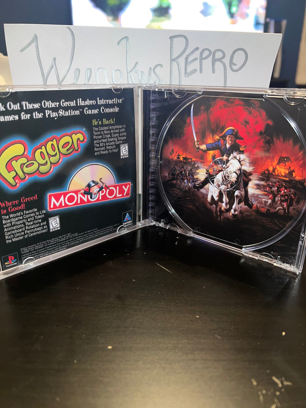 Risk REPLACEMENT CASE No Disc! Ps1