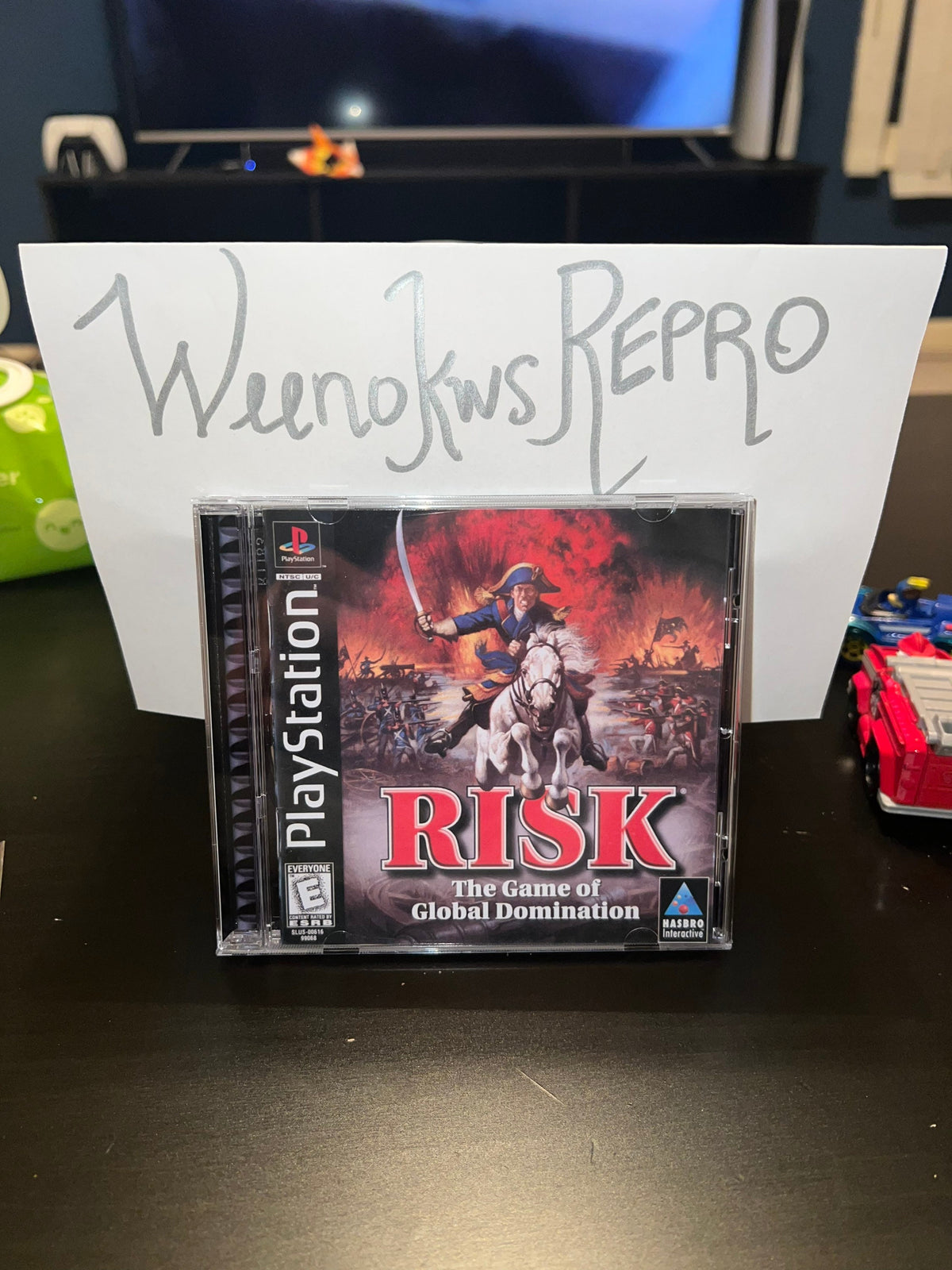 Risk REPLACEMENT CASE No Disc! Ps1