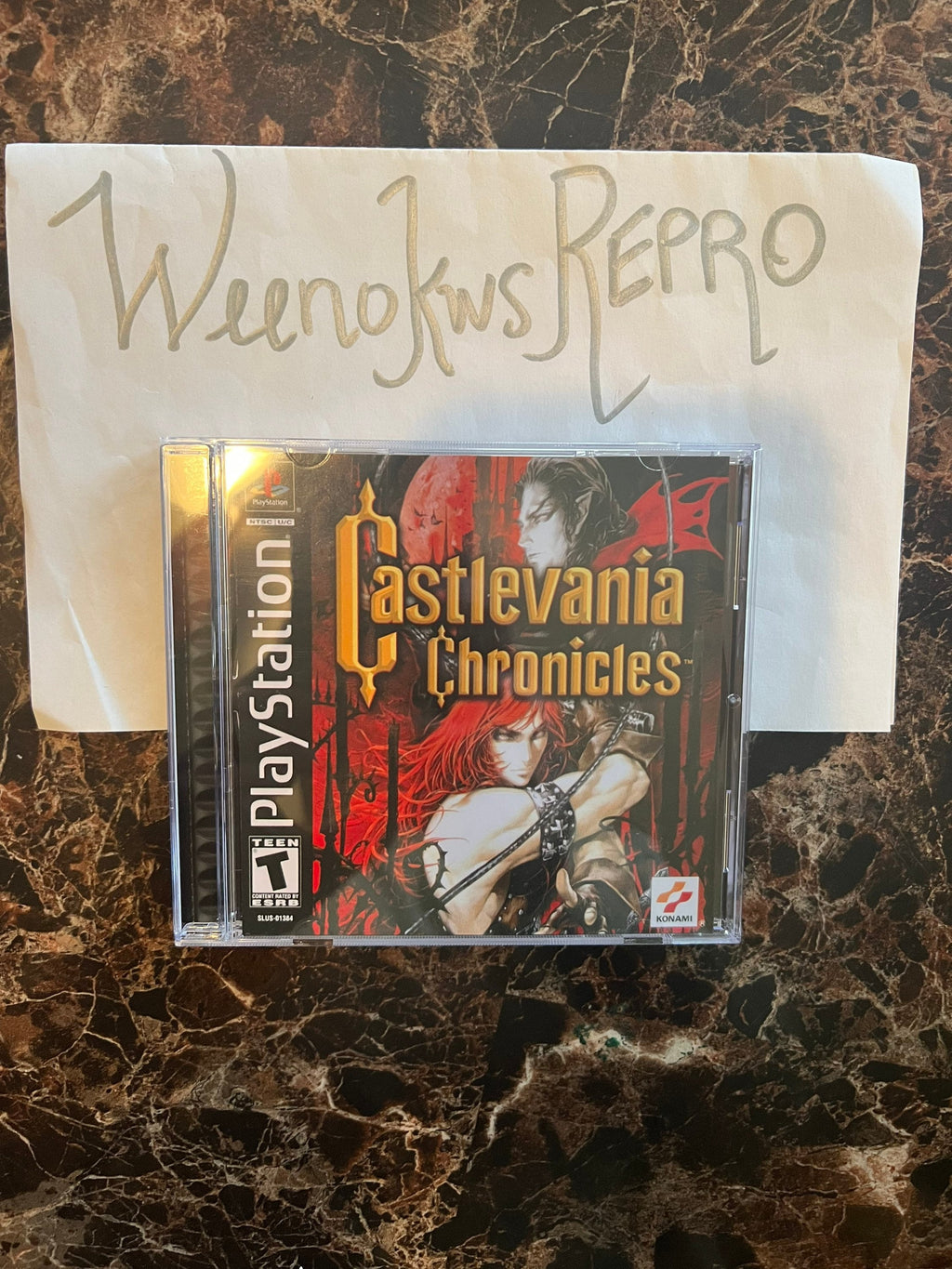 Castlevania Chronicles REPLACMENT CASE No Disc! Ps1