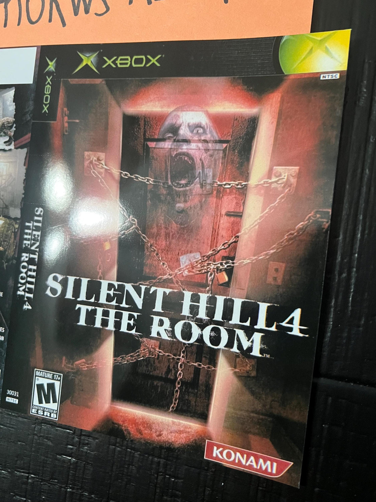 Silent Hill 4 The Room REPLACEMENT ART ONLY No Case! Xbox