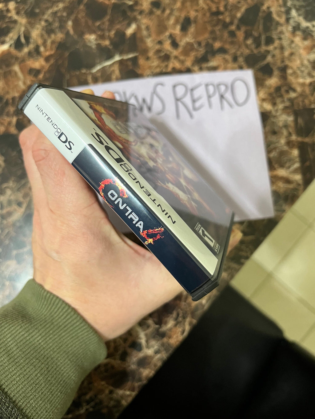 Contra 4 REPLACEMENT CASE No Game! Nintendo Ds