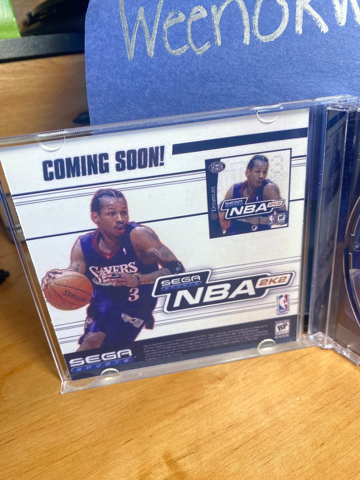 NBA 2k1 REPRODUCTION CASE No Disc Dreamcast