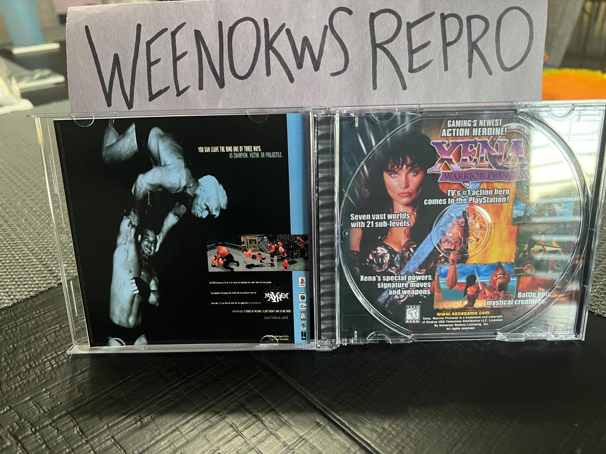 Wcw Mayhem REPLACEMENT CASE No Disc! Ps1