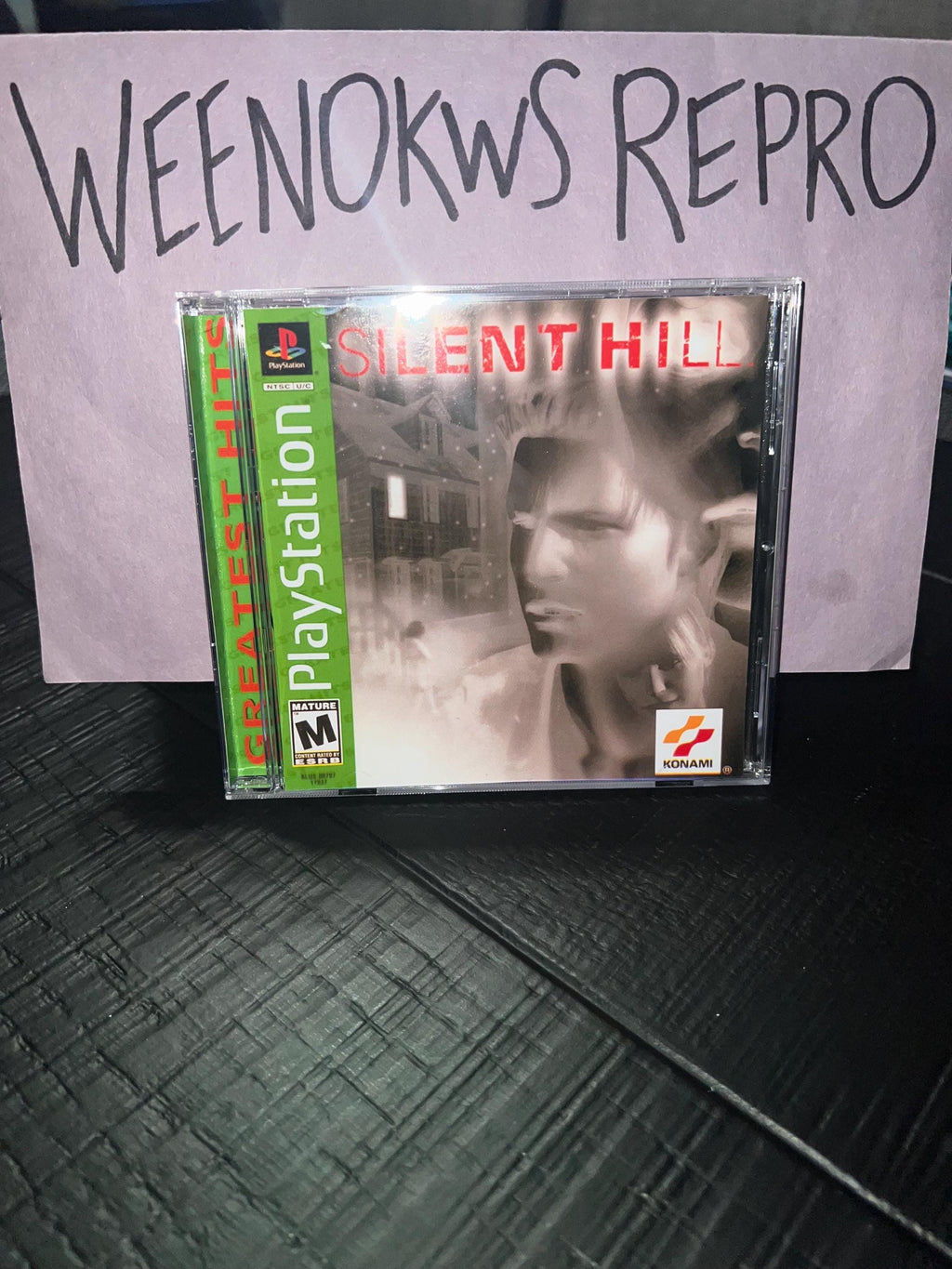 Silent Hill Greatest Hits REPLACEMENT CASE No Disc ps1