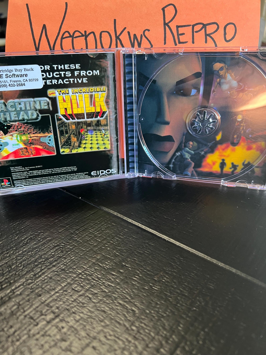 Tomb Raider 1 REPLACMENT CASE No Disc ps1