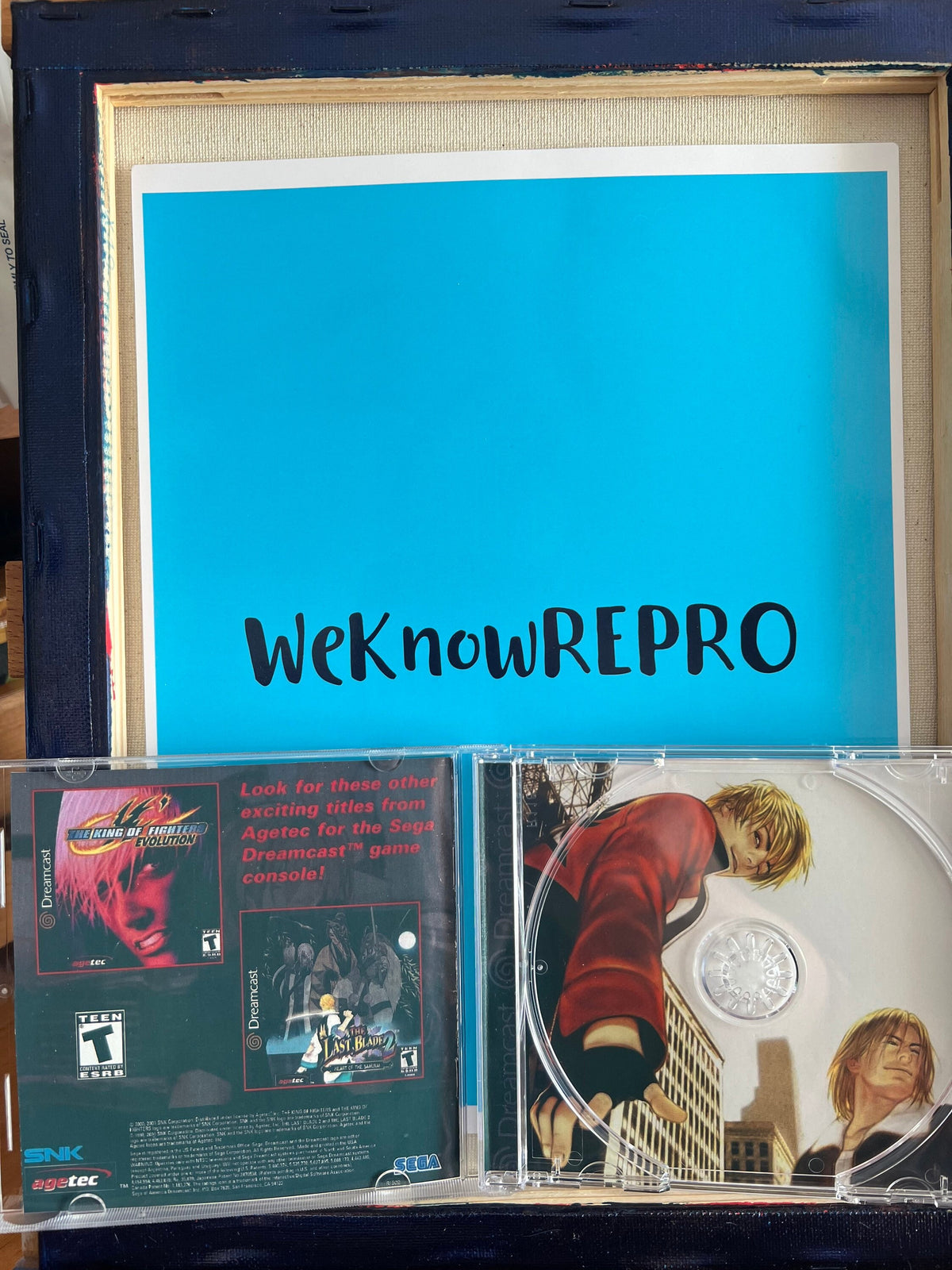 Fatal Fury Mark of the Wolves REPRODUCTION CASE No disc Dreamcast