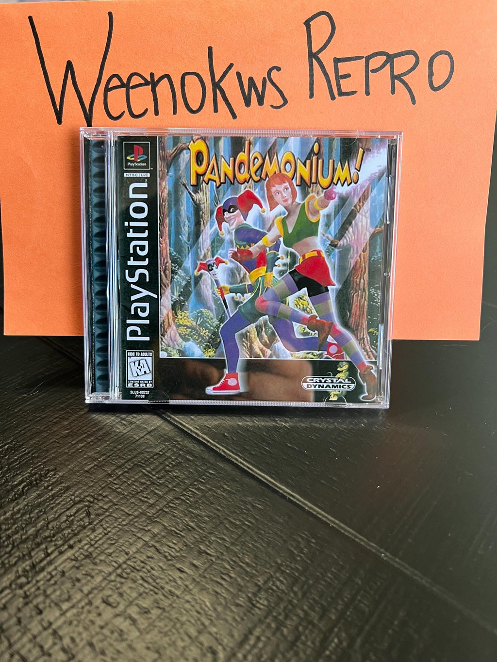 Pandemonium! REPLACMENT CASE No Disc Ps1