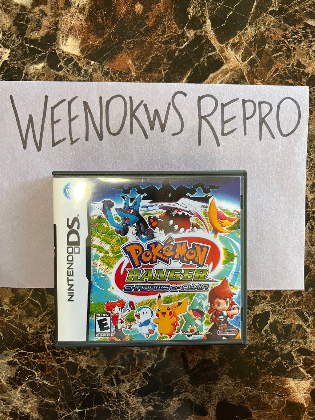 Pokémon Pokémon Ranger 2 Shadows of Almia REPLACEMENT CASE No Game! Nintendo Ds