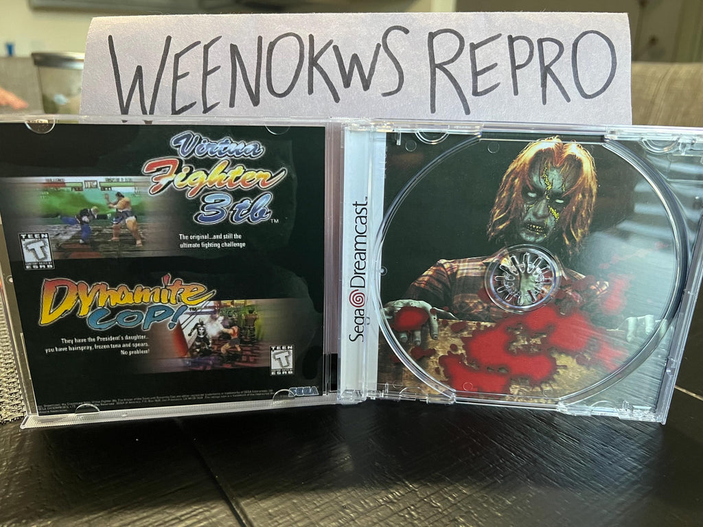 House of the Dead 2 REPRODUCTION CASE No Disc Dreamcast