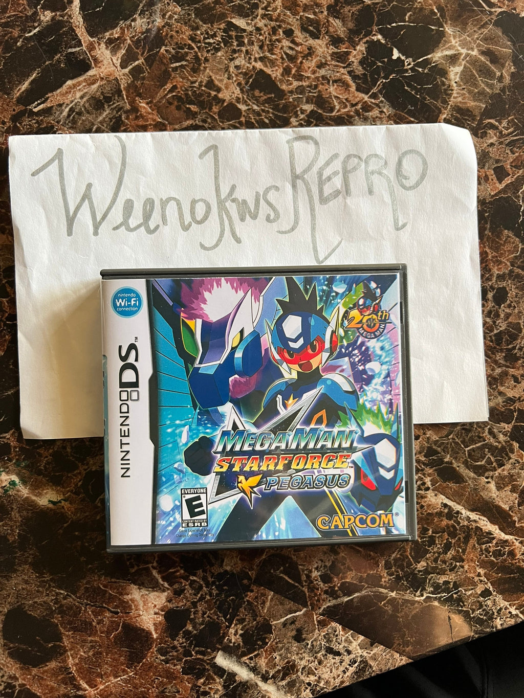 MegaMan Starforce Pegasus REPLACEMENT CASE No Game! Nintendo DS