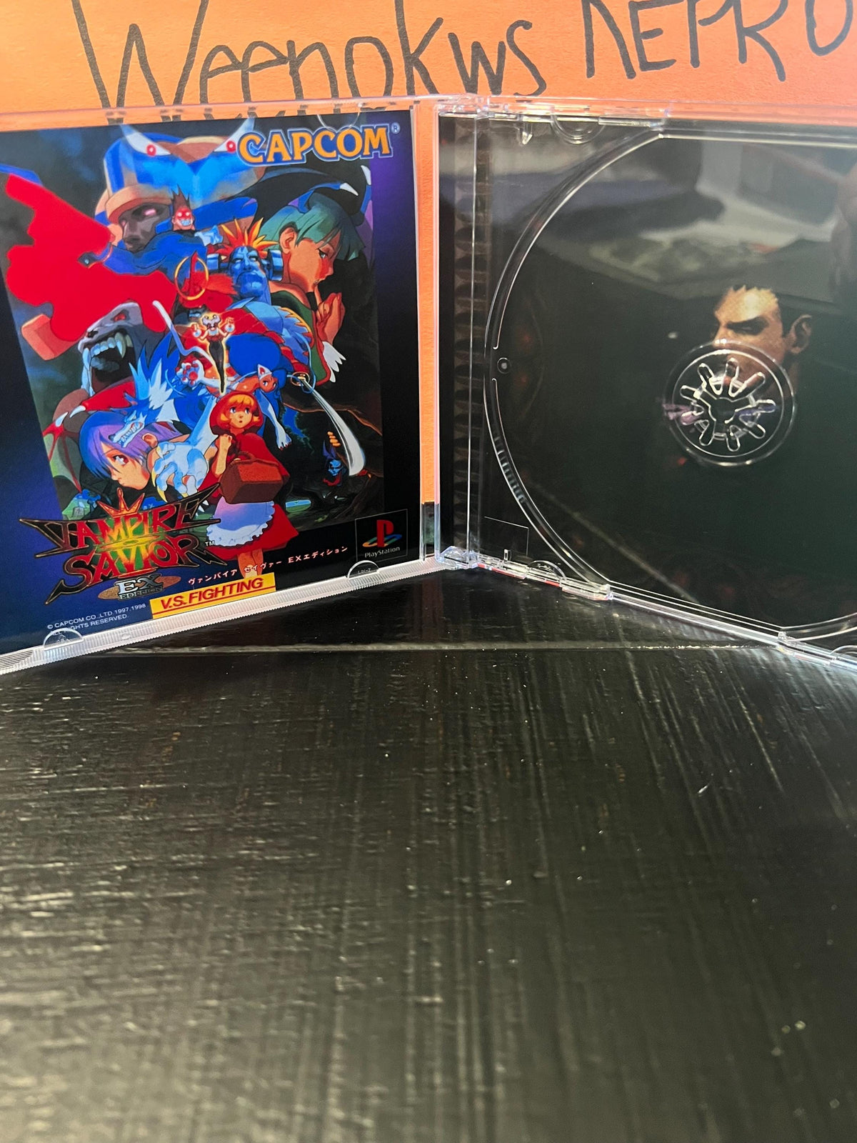 Darkstalkers 3 REPLACMENT CASE No Disc! Ps1
