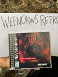 Mortal Kombat Trilogy REPLACMENT CASE No Disc Ps1