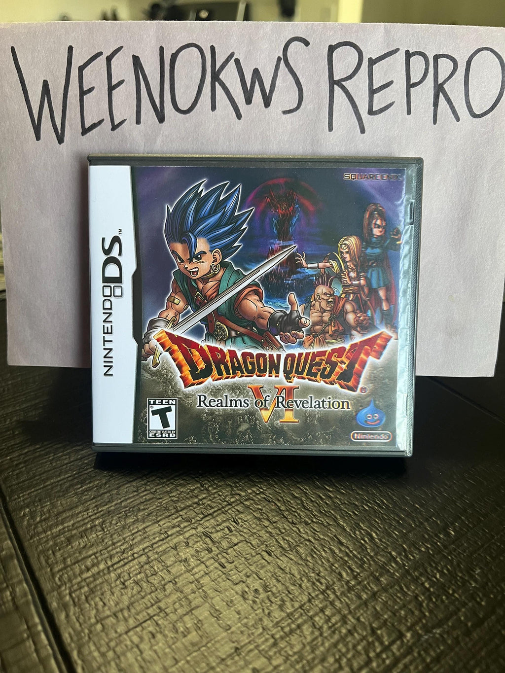 Dragon Quest 6 VI REPLACEMENT CASE No Game! Nintendo Ds