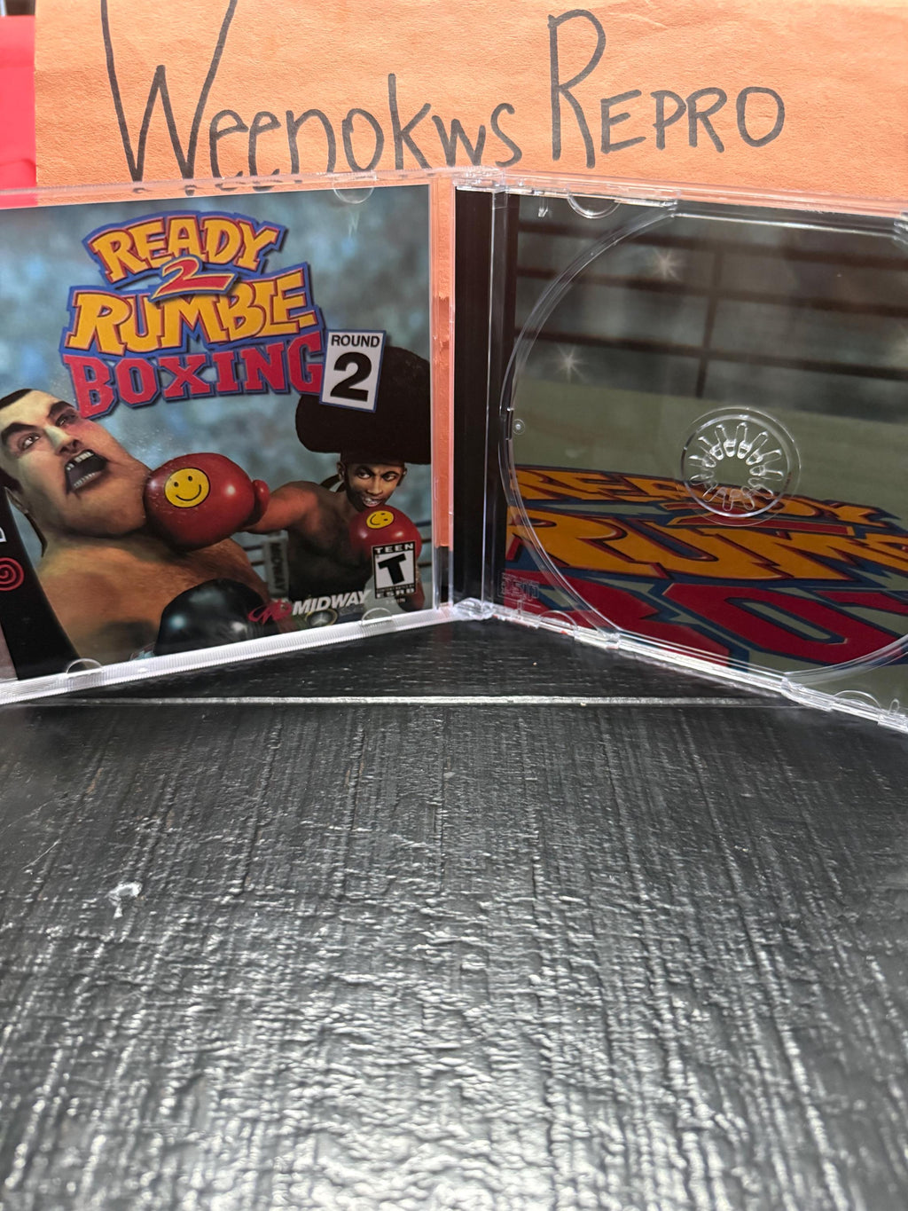 Ready 2 Rumble Boxing Round 2 REPRODUCTION CASE No Disc Dreamcast