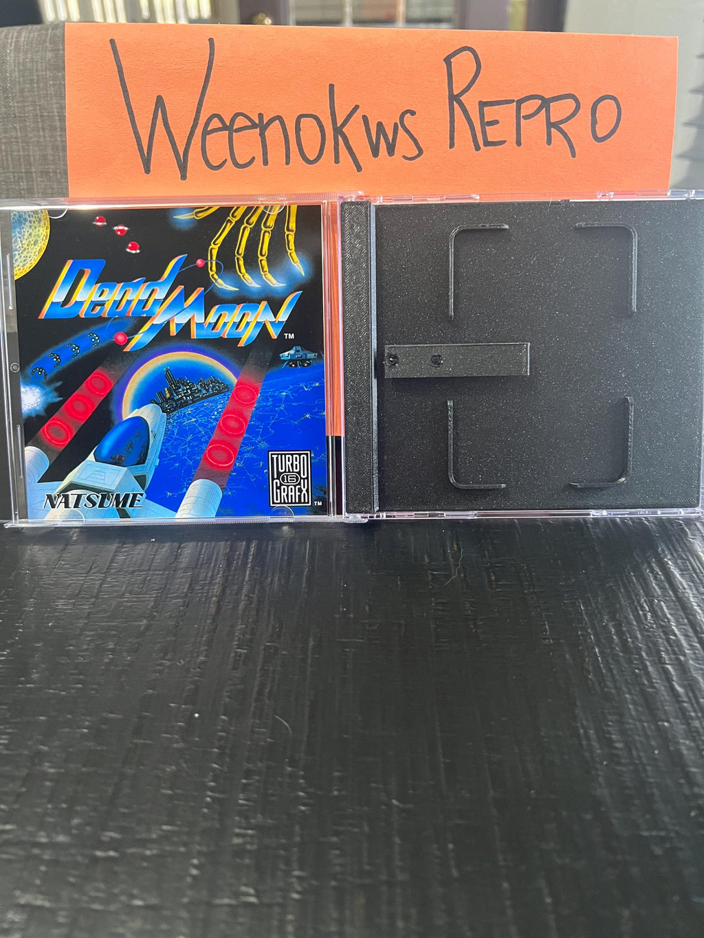 Dead Moon REPRODUCTION Case No Game 3D Printed Turbo Grafx