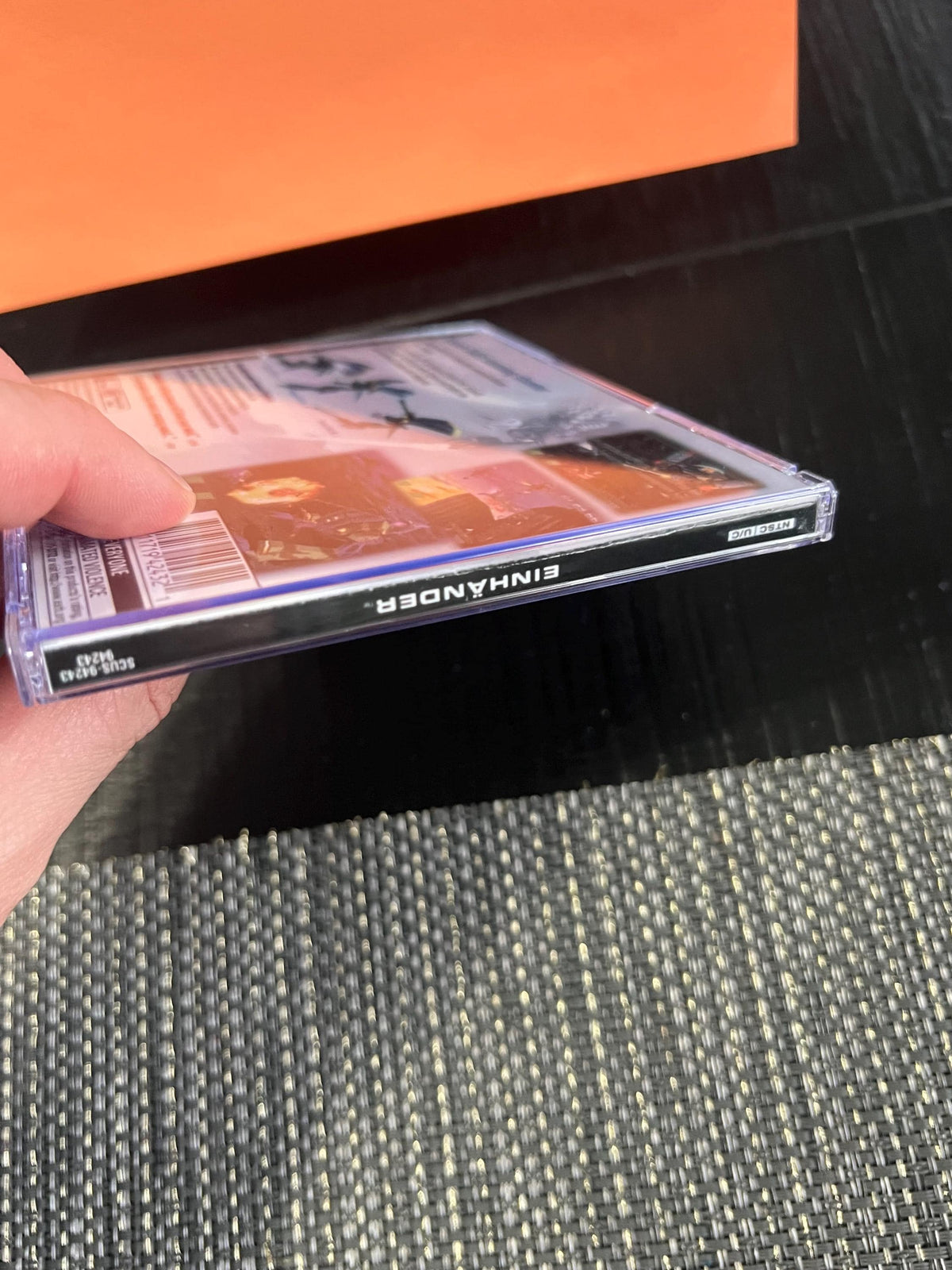 Einhander REPLACMENT CASE No Disc ps1