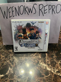 Professor Layton vs Phoenix Wright Ace Attorney REPLACEMENT CASE No Game! Nintendo 3ds