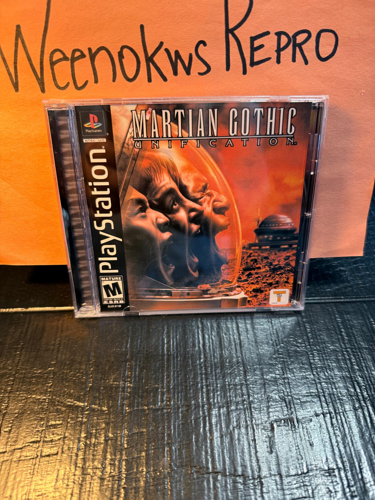 Martian Gothic REPLACEMENT CASE No Disc ps1