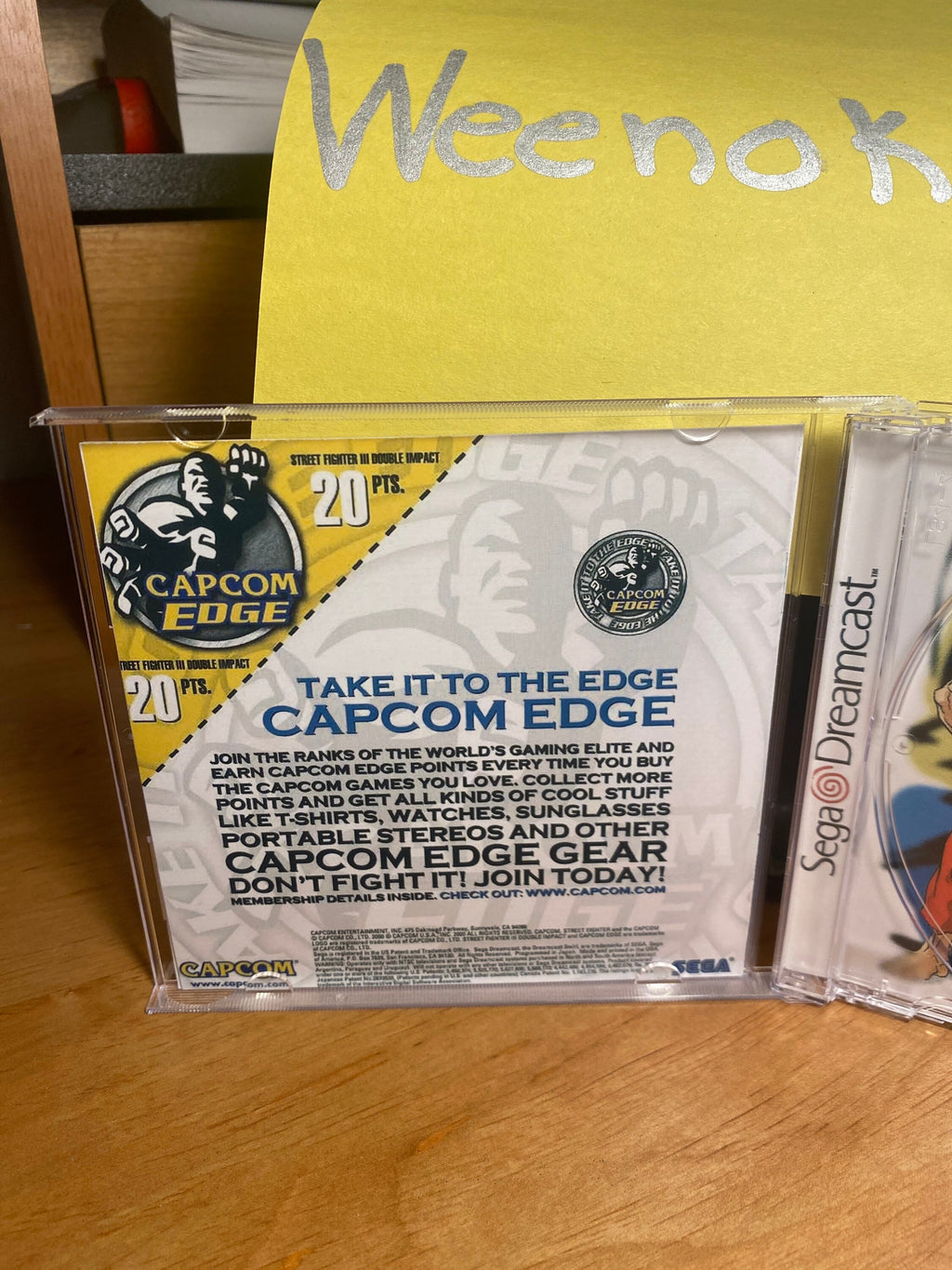 Street Fighter III 3 Double Impact REPRODUCTION CASE No Disc