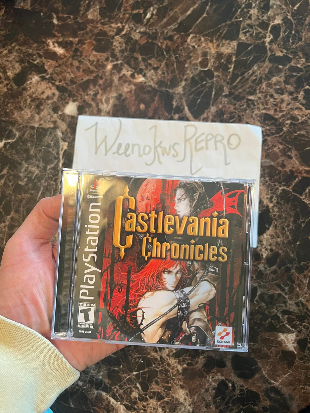 Castlevania Chronicles REPLACMENT CASE No Disc! Ps1