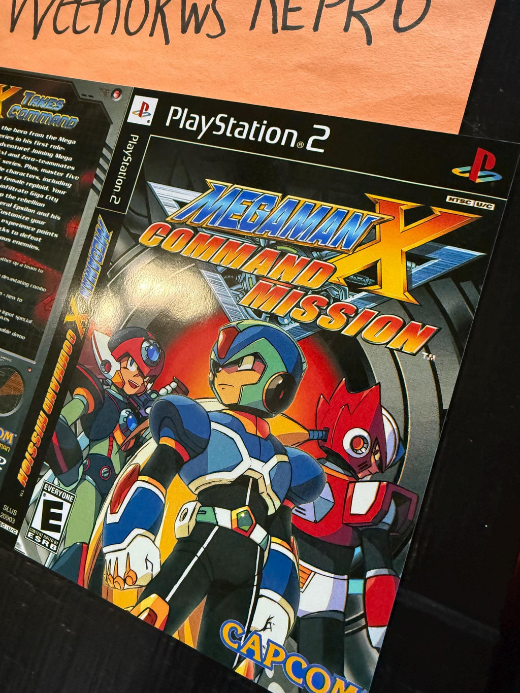 Mega Man X Command Mission REPLACEMENT Art Only No Disc No Case ps2