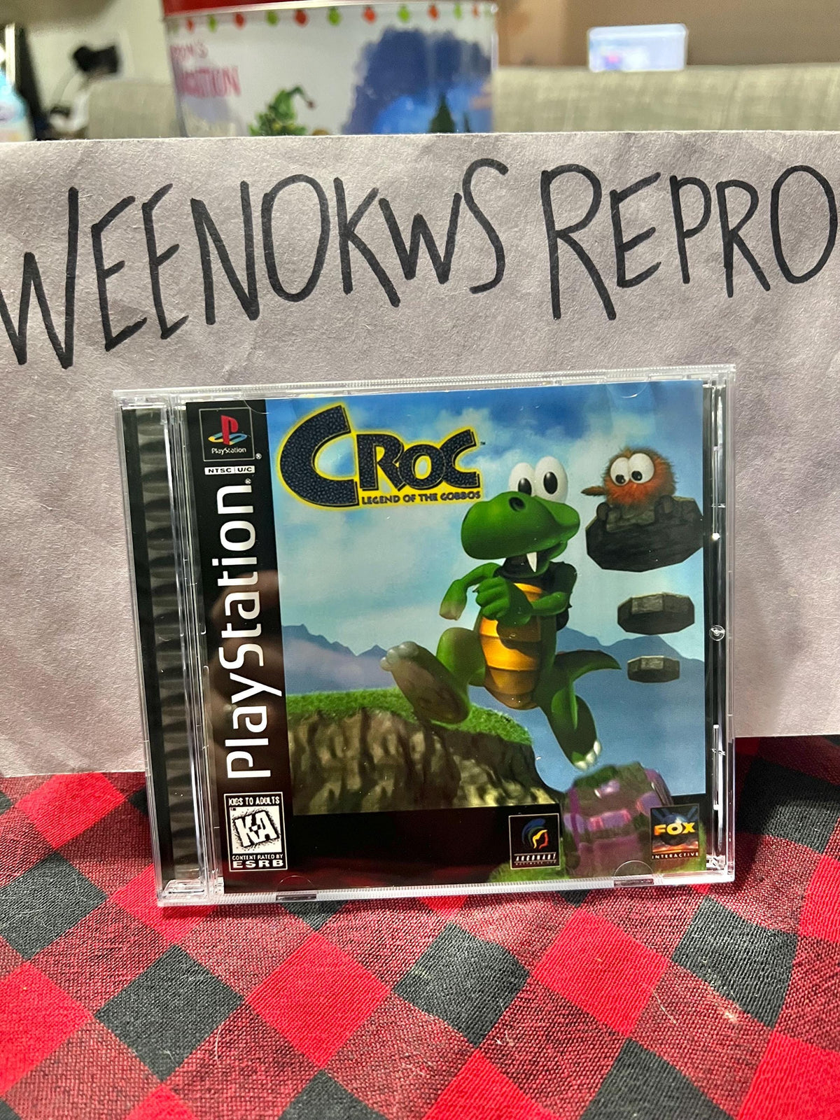 Croc Legend of Gobbos REPLACMENT CASE No Disc ps1