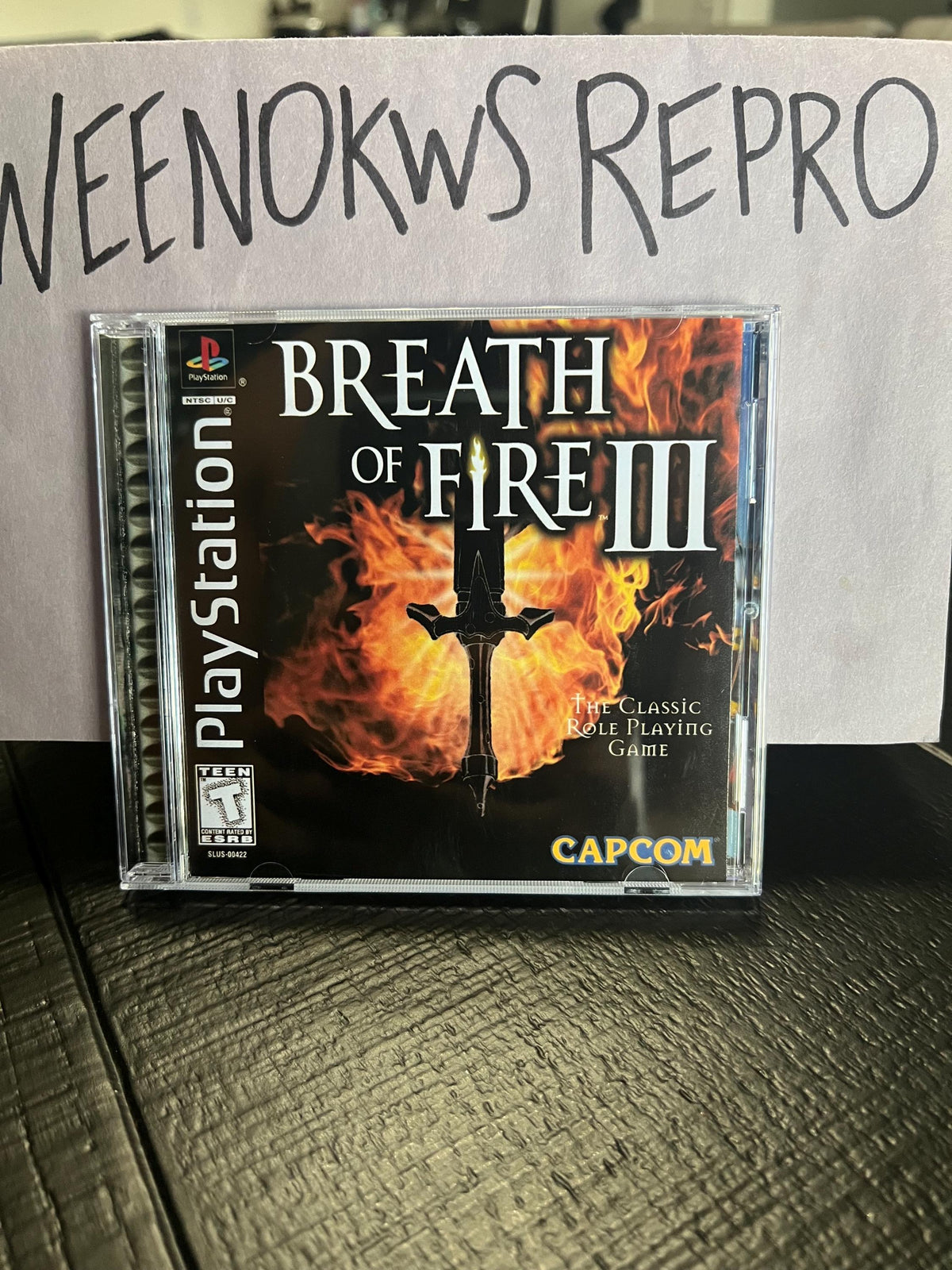 Breath of Fire 3 III REPLACMENT CASE No Disc ps1