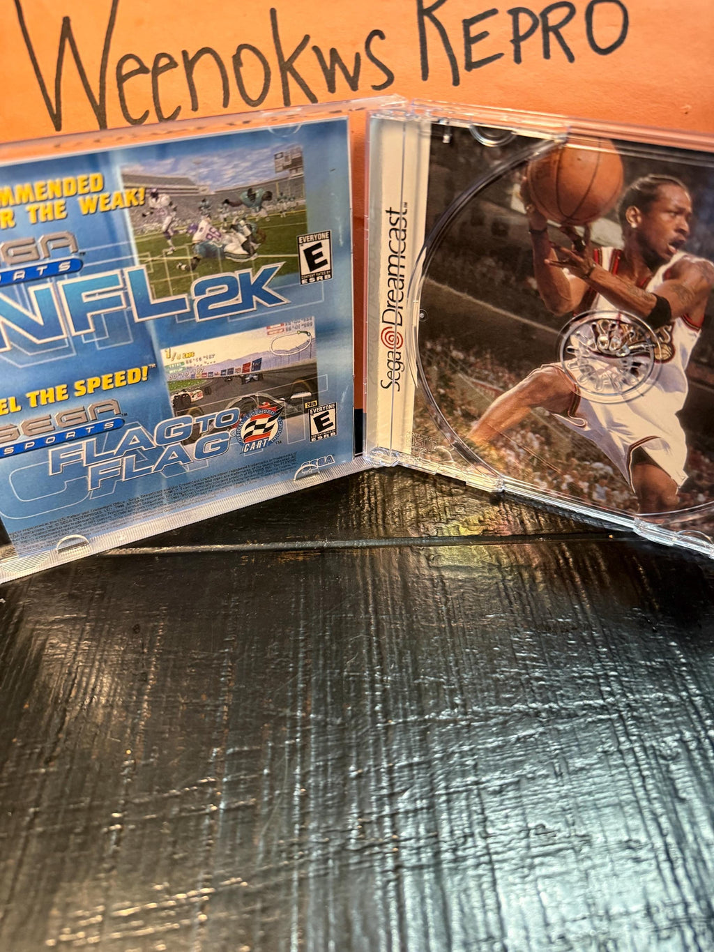 NBA 2k REPRODUCTION CASE No Disc! Dreamcast