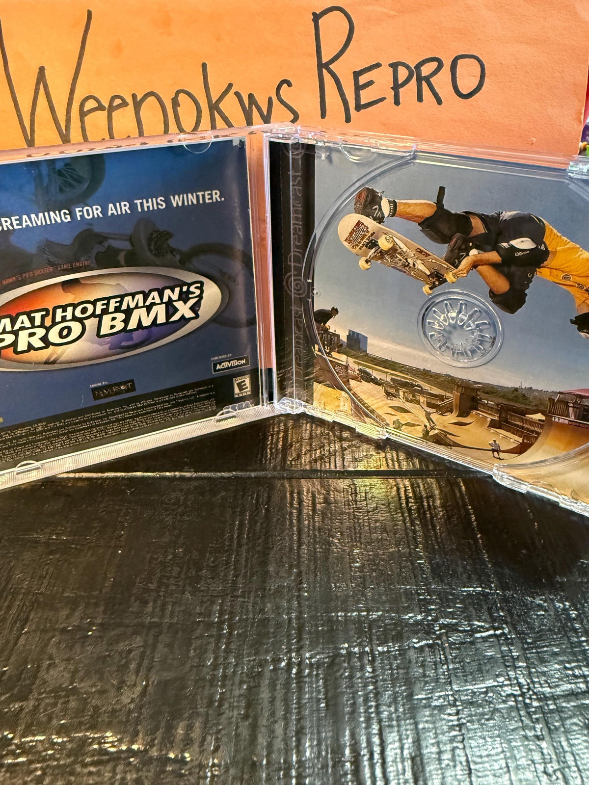 Tony hawks pro skater 2 REPRODUCTION CASE No Disc Dreamcast