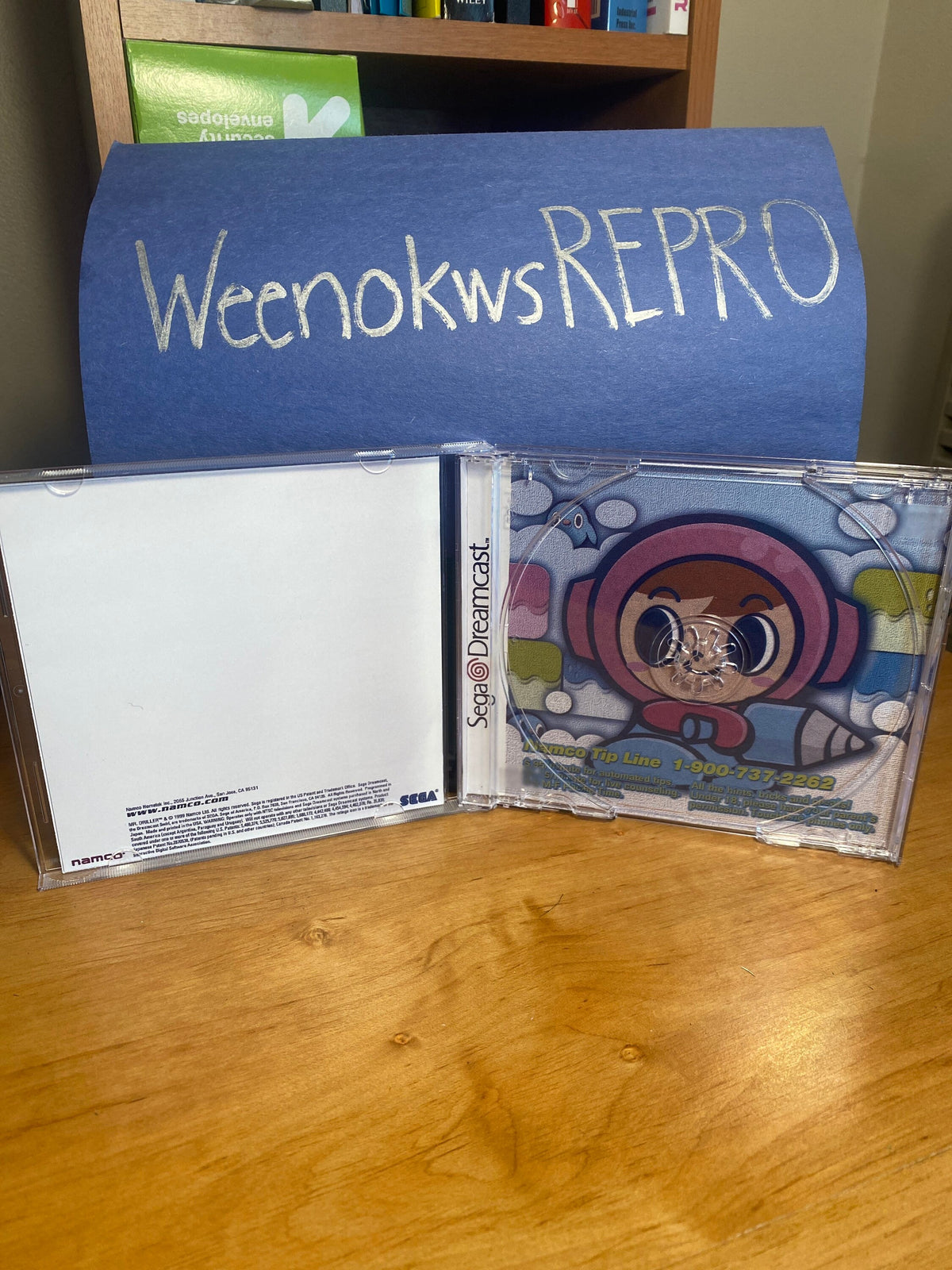 Mr Driller REPRODUCTION CASE No Disc Dreamcast