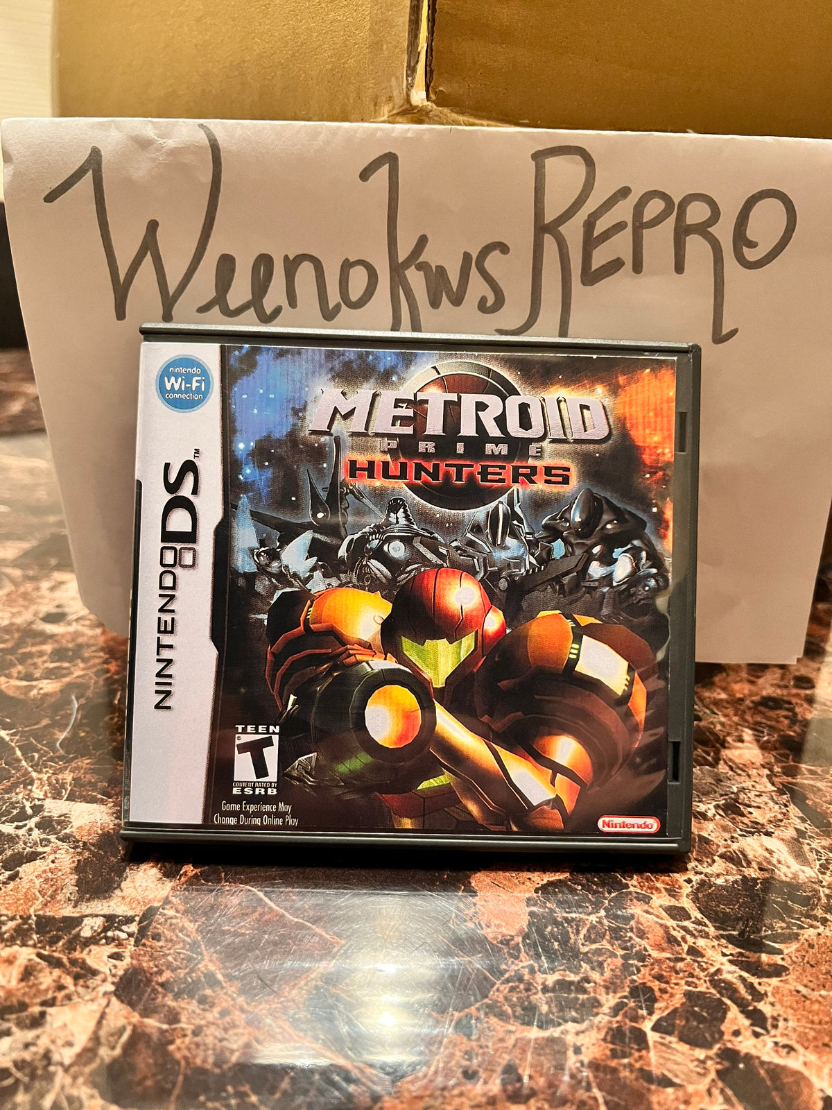 Metroid Prime Hunters REPLACEMENT CASE No Game! Nintendo Ds