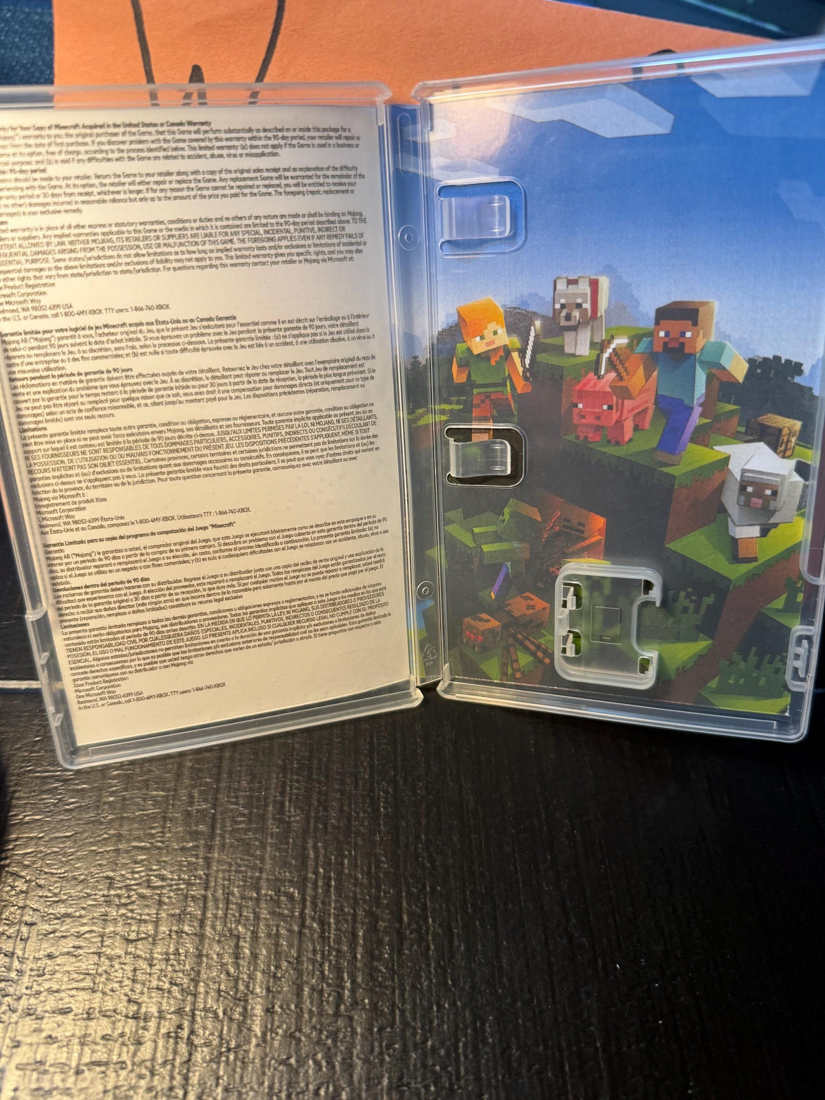 Minecraft REPLACEMENT CASE No Game! Nintendo Switch