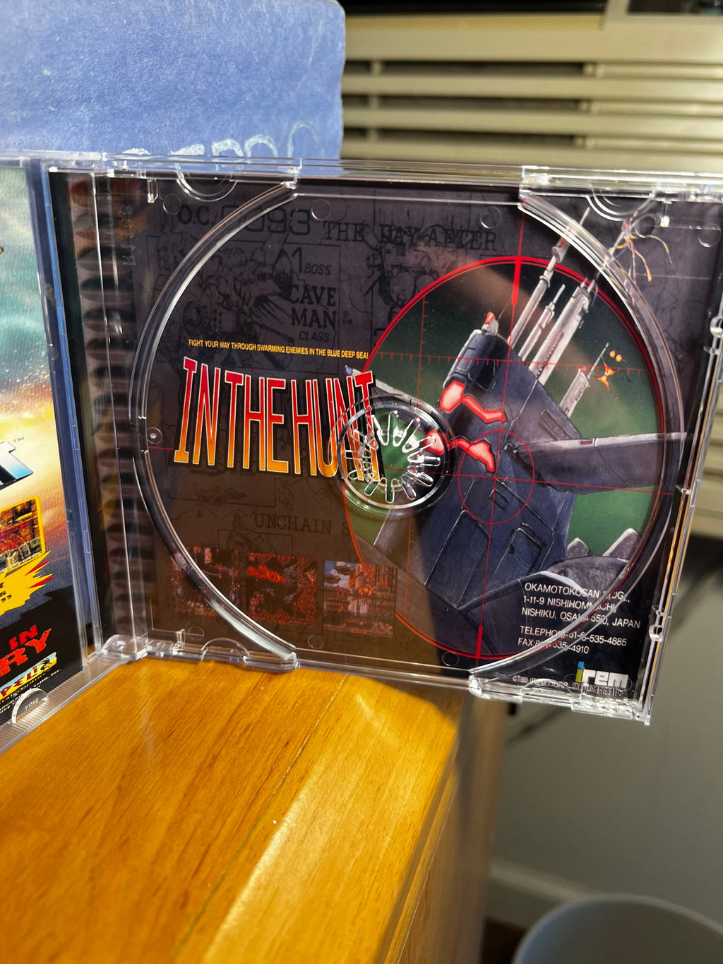 In the Hunt REPLACMENT CASE No Disc! Ps1
