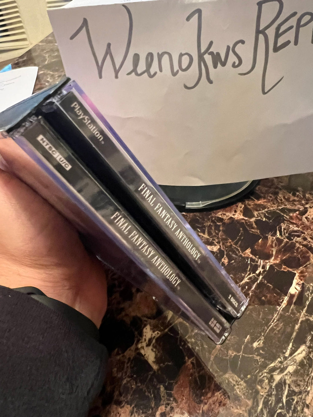 Final Fantasy Anthology REPLACEMENT CASE No Disc! Ps1