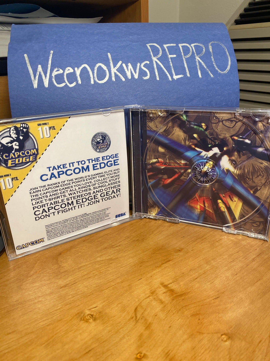 Giga Wing 2 REPRODUCTION CASE No Disc Dreamcast