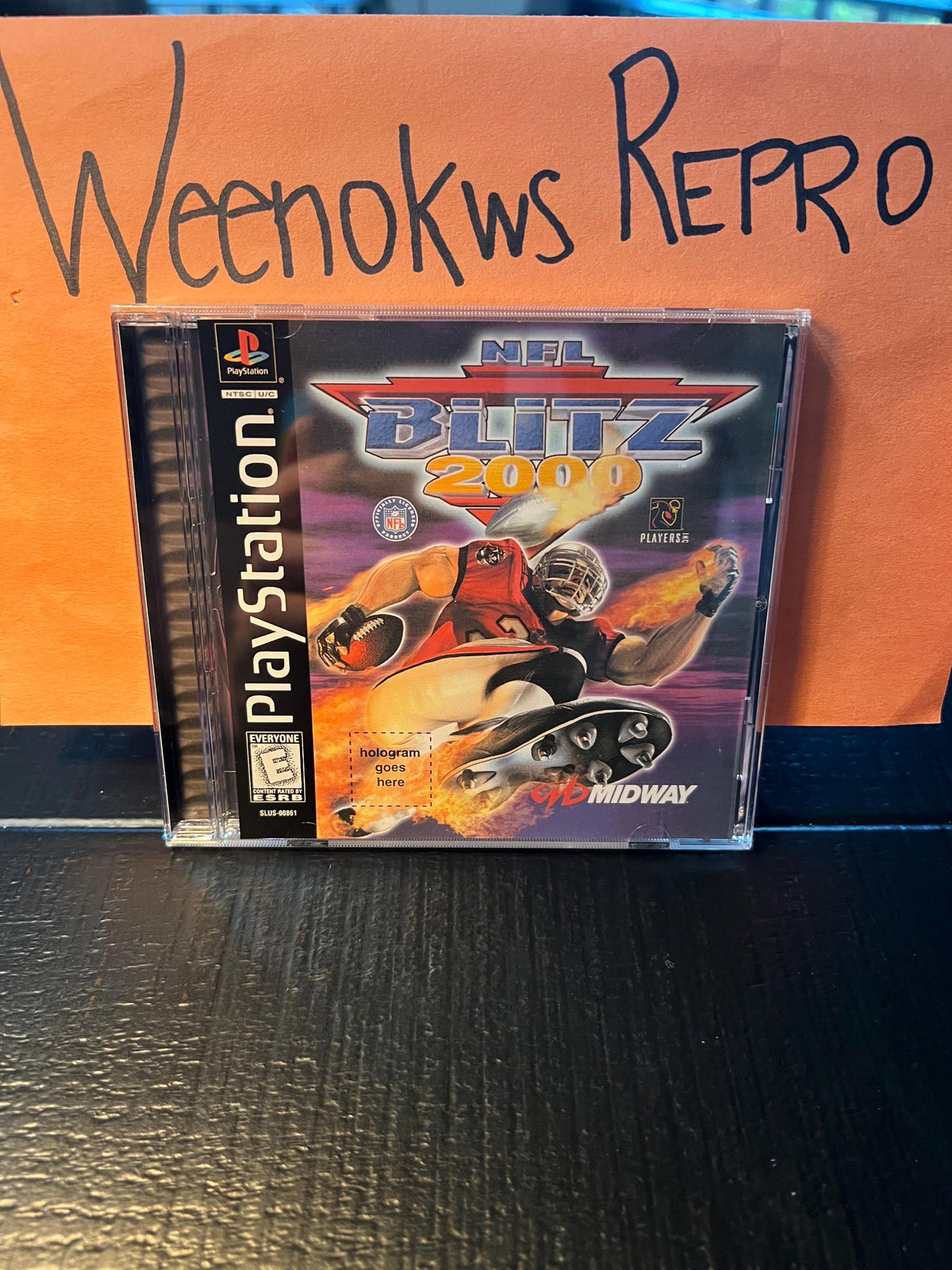 NFL Blitz 2000 REPLACMENT CASE No Disc ps1