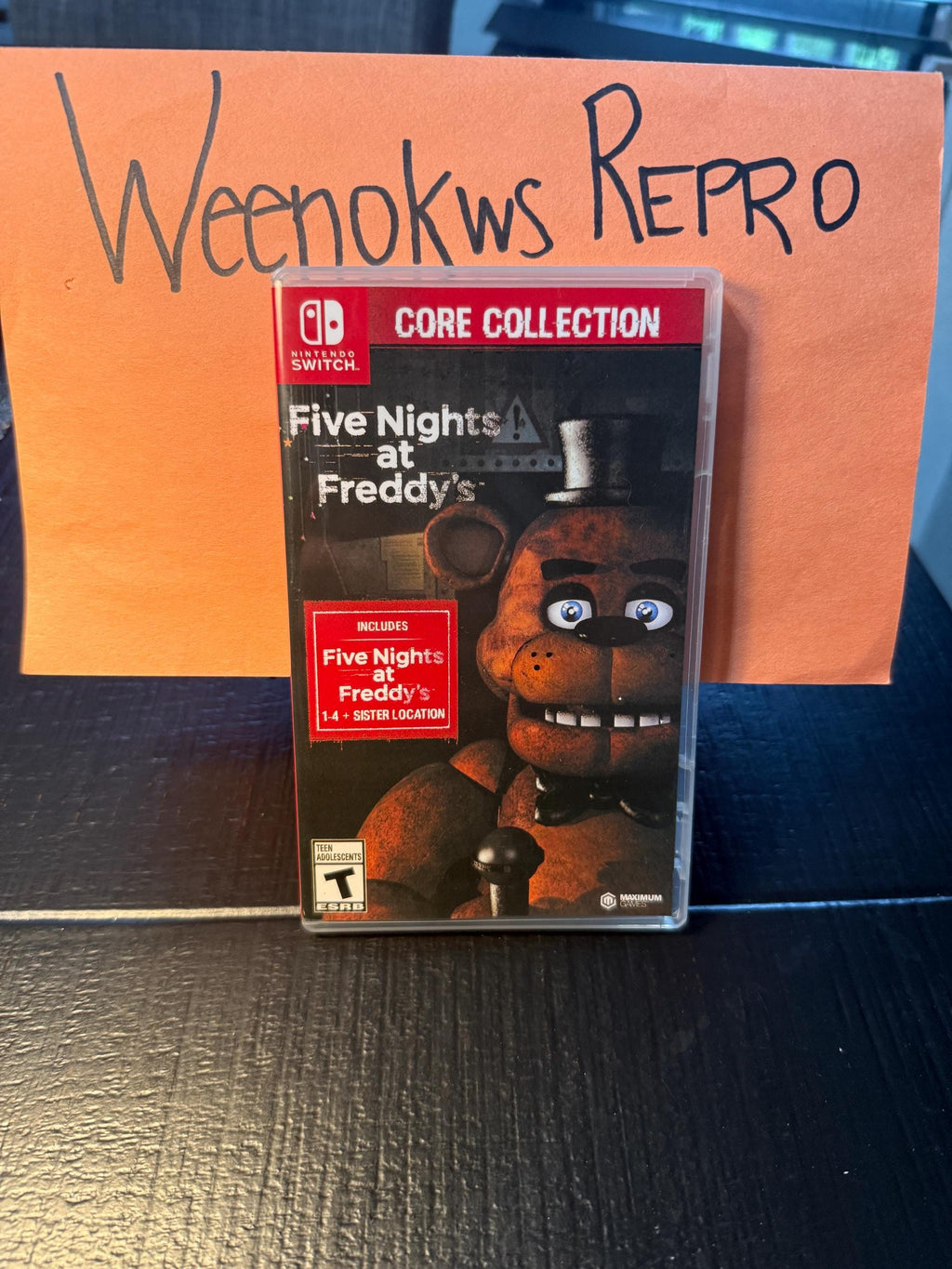 Five Nights at Freddys Core Collection REPLACEMENT CASE No Game! Nintendo Switch