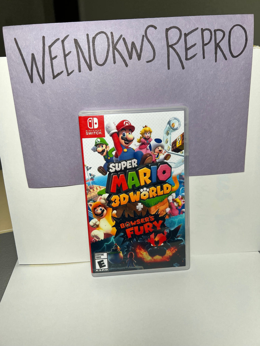 Super Mario 3D World + Bowser’s Fury REPLACEMENT CASE No Game! Nintendo Switch