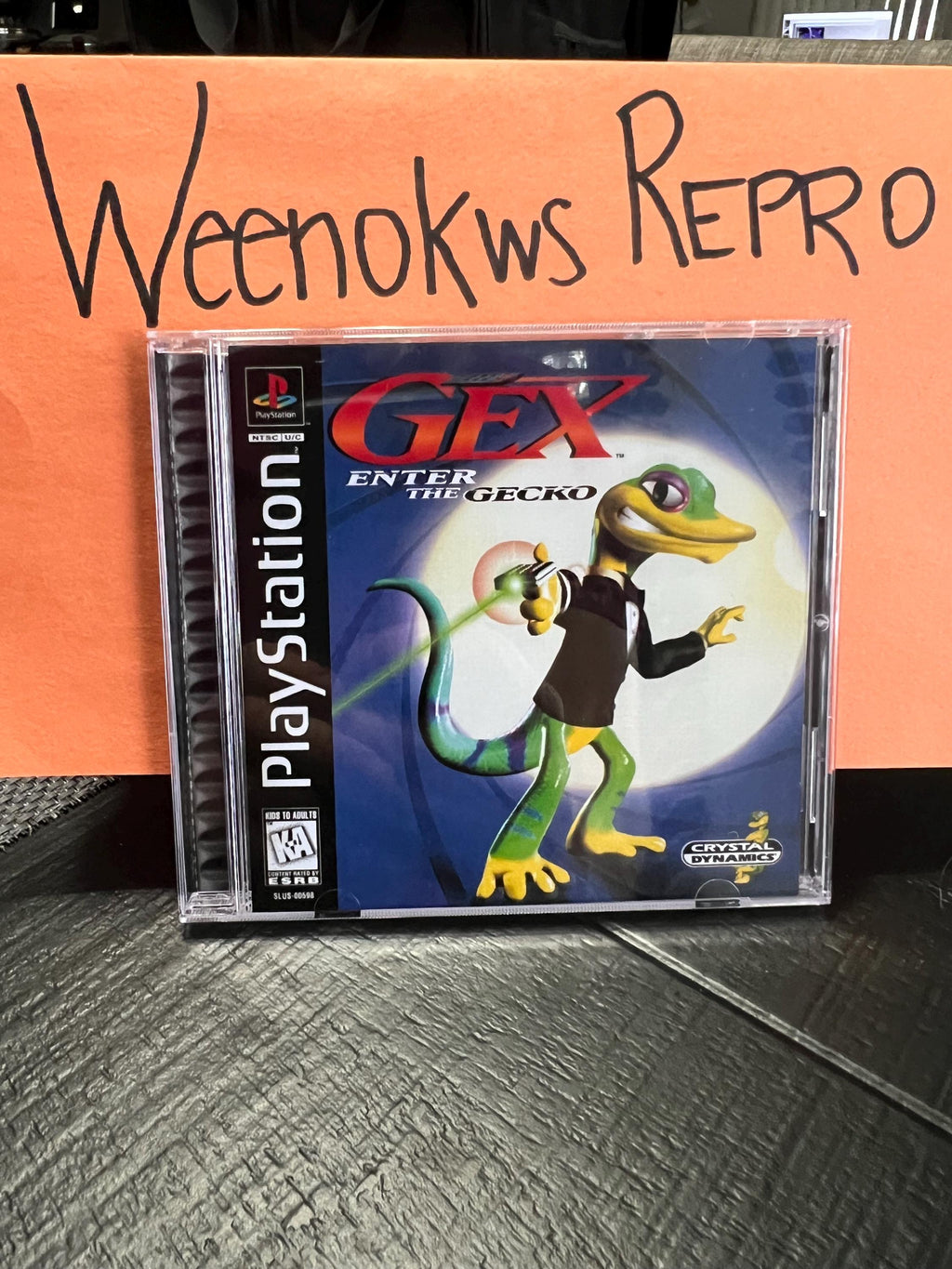 Gex 2 Enter the Gecko REPLACMENT CASE No Disc ps1