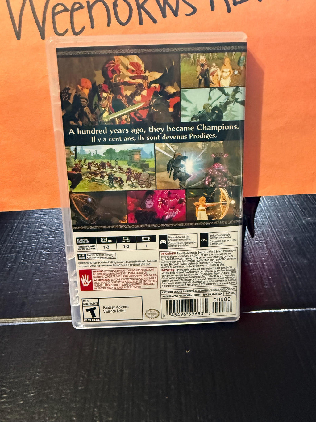 Hyrule Warriors Age of Calamity REPLACEMENT CASE No Game! Nintendo Switch