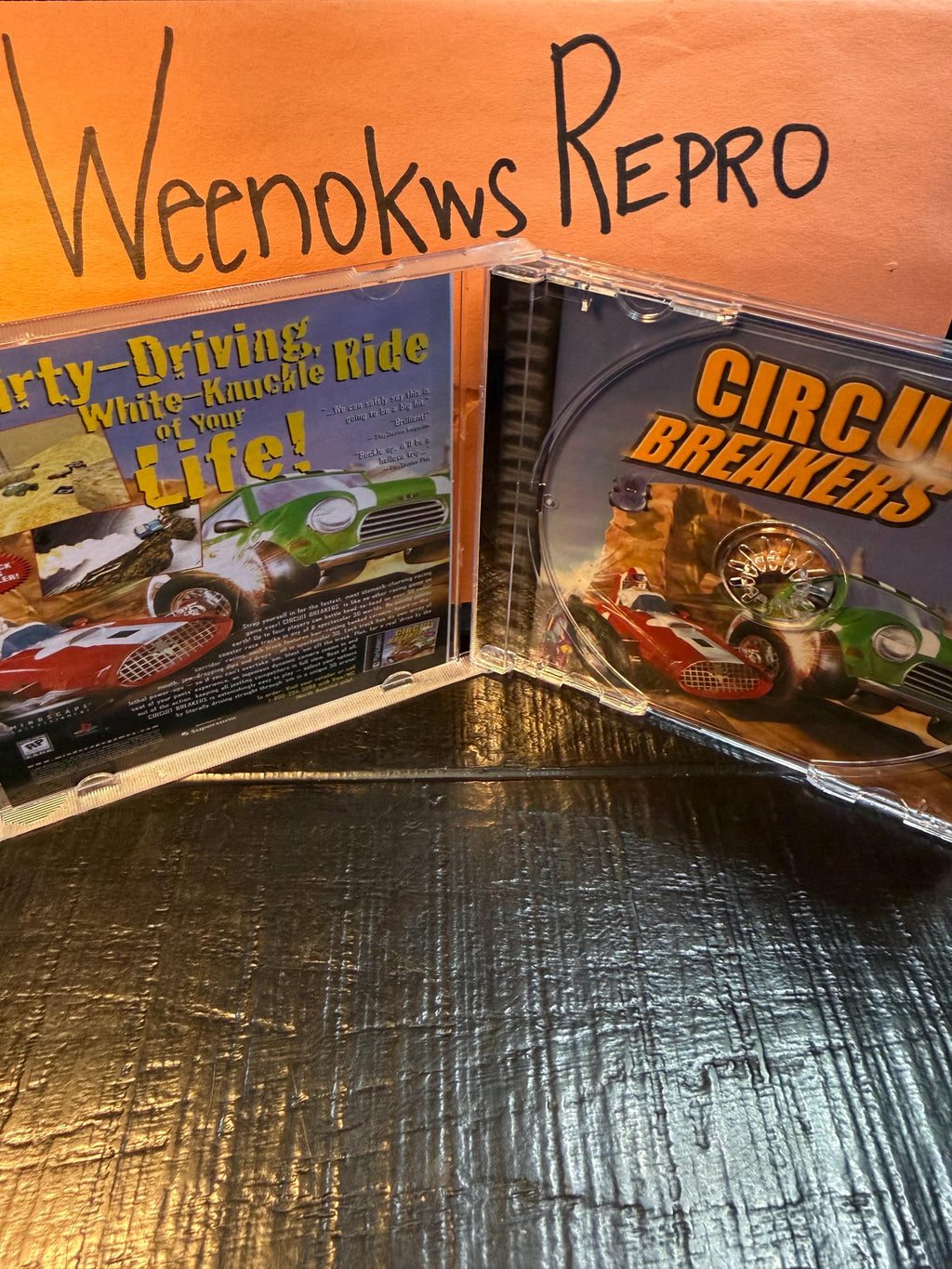 Circuit Breakers REPLACEMENT CASE No Disc! Ps1
