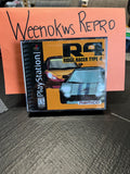 R4 Ridge Racer Type 4 REPLACMENT CASE No Disc ps1