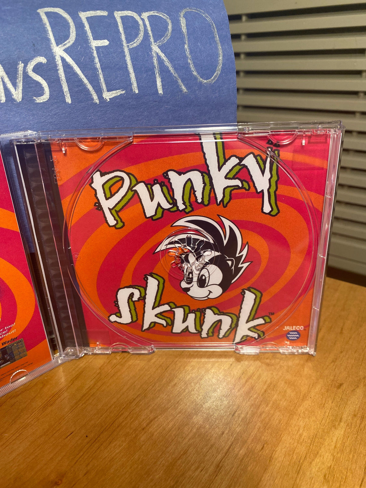 Punky Skunk REPLACMENT CASE No Disc Ps1